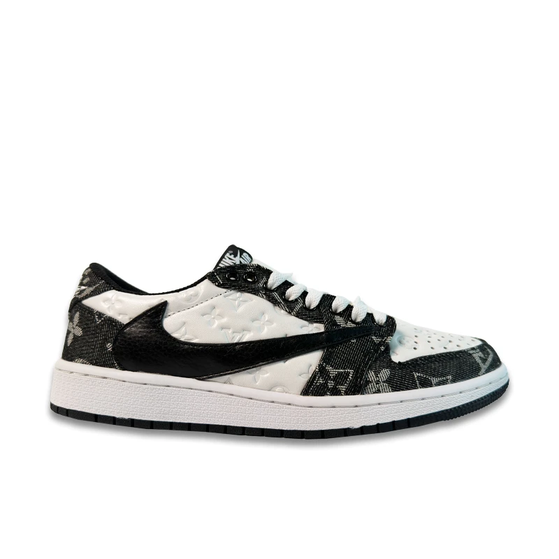 Nike/耐克Air Jordan1 黑白复古潮流运动休闲鞋【定制球鞋】