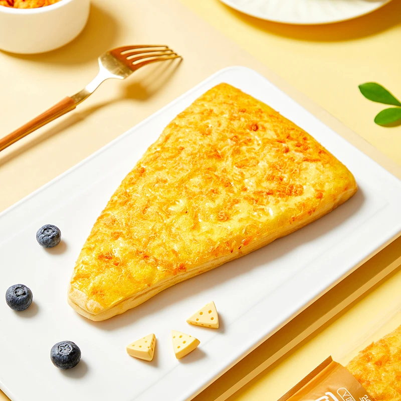 不二搭档肉松芝士味披萨面包75g*10包美味早餐代餐