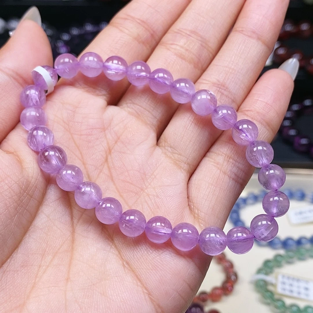 锂辉石手串未镶嵌