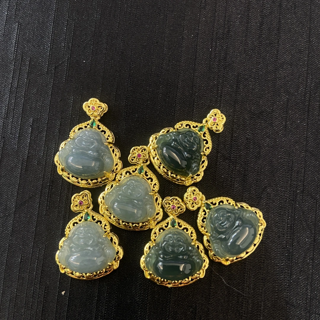 翡翠佛公吊坠*（多样性发一个）382