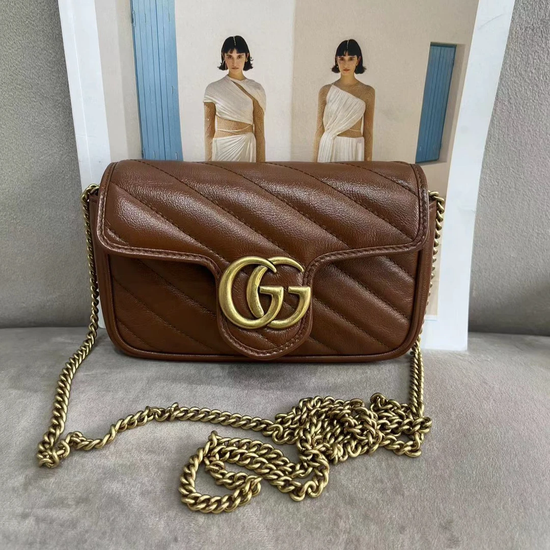 99新 GUCCI/古驰 马蒙mini单肩斜跨包