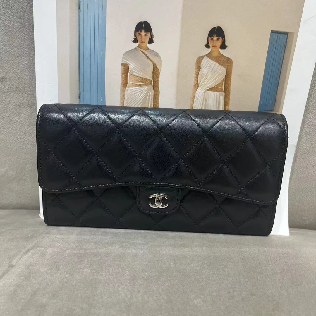 99新 Chanel/香奈儿 钱包单肩斜跨包