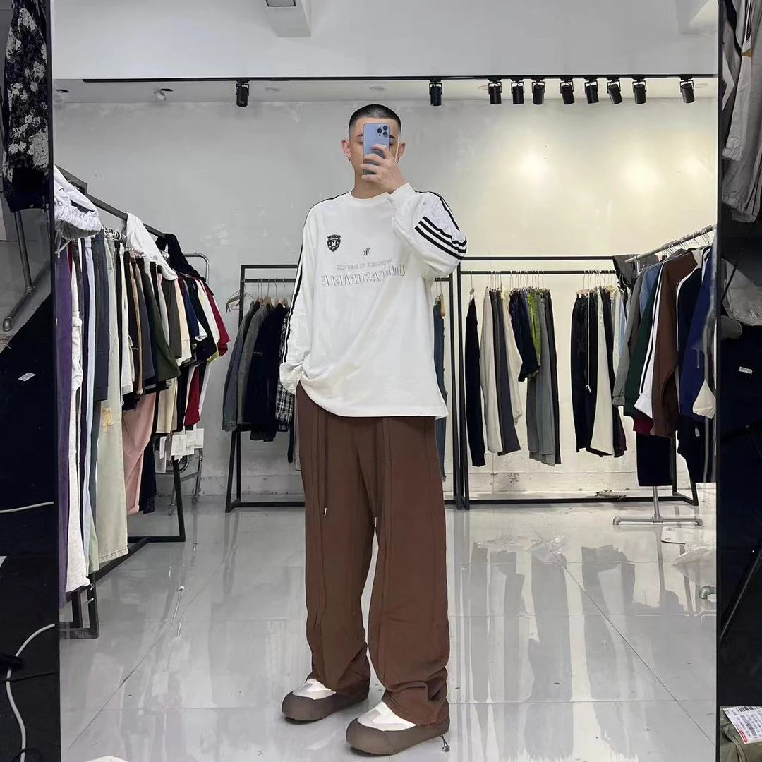 736宽松秋冬时尚男女同款百搭裤