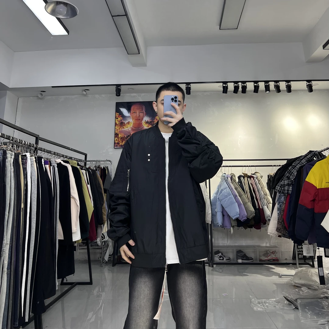 015春秋季机能风工装夹克宽松休闲百搭情侣款飞行员棒球服外套男