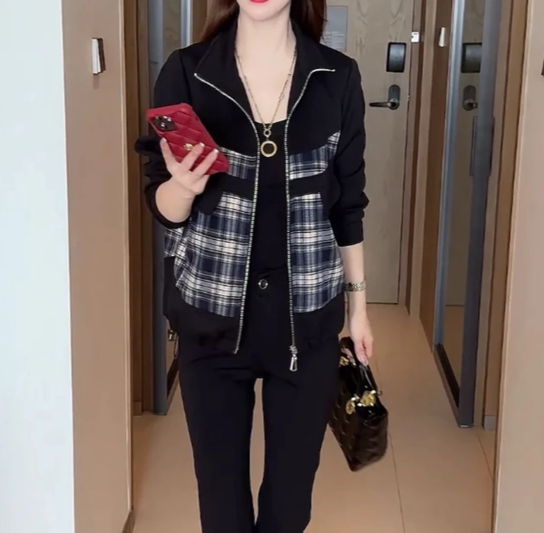 2024秋季新款外套穿搭时尚洋气休闲气质减龄小个子短外套