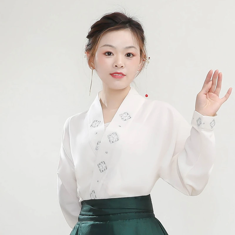 玉澜夙原创汉服【芊洛】宋制交领飞机袖正品中式改良上衣汉元素国风