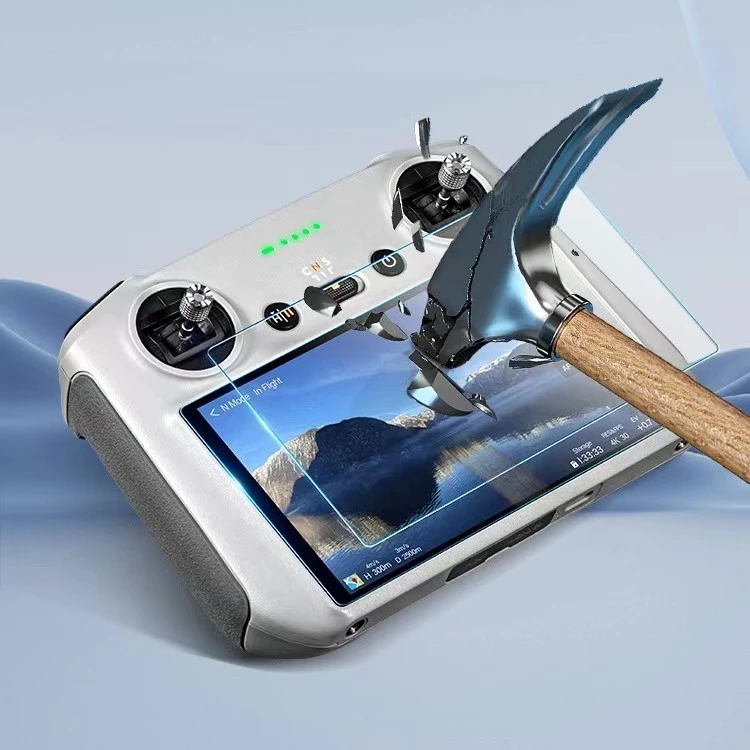 遥控器防爆膜Mini3pro/带屏Rc遥控器钢化膜二代保护膜无人机配件