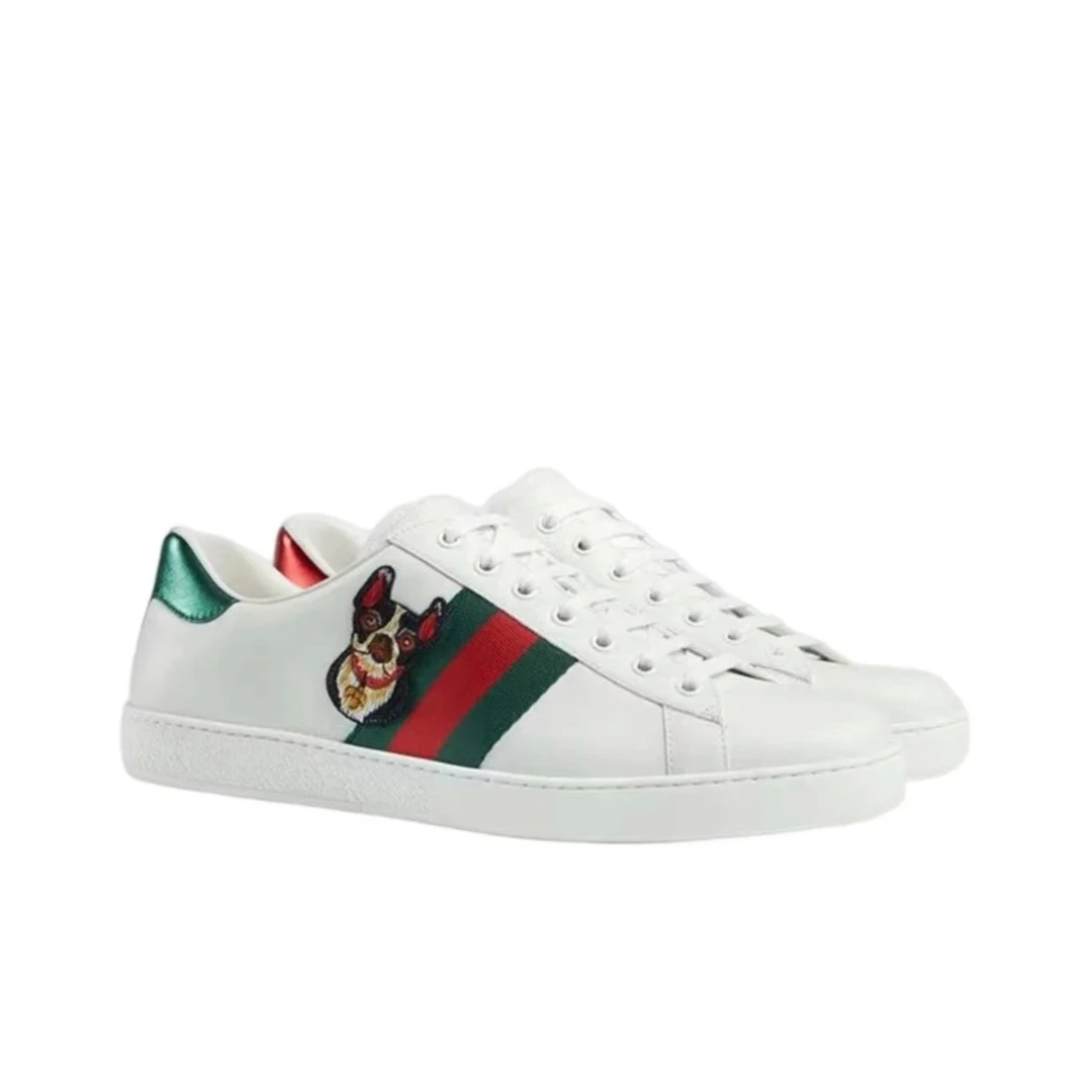 全新未使用 GUCCI/古驰 全新正品未使用 法斗小白鞋休闲男士经典
