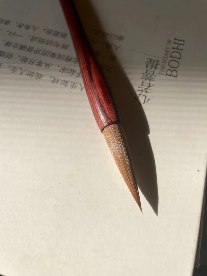 精品狼毫，赵仓监制（大号一支装）出锋3.4cm（送笔帘）
