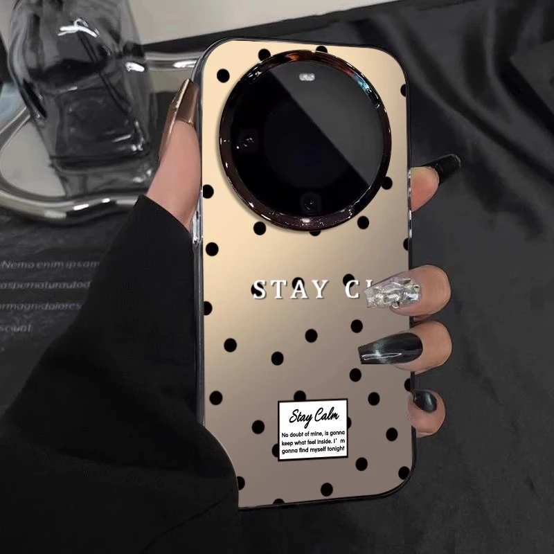 满屏波点华为mate80pro手机壳复古高级感轻奢欧美风mate70air新款