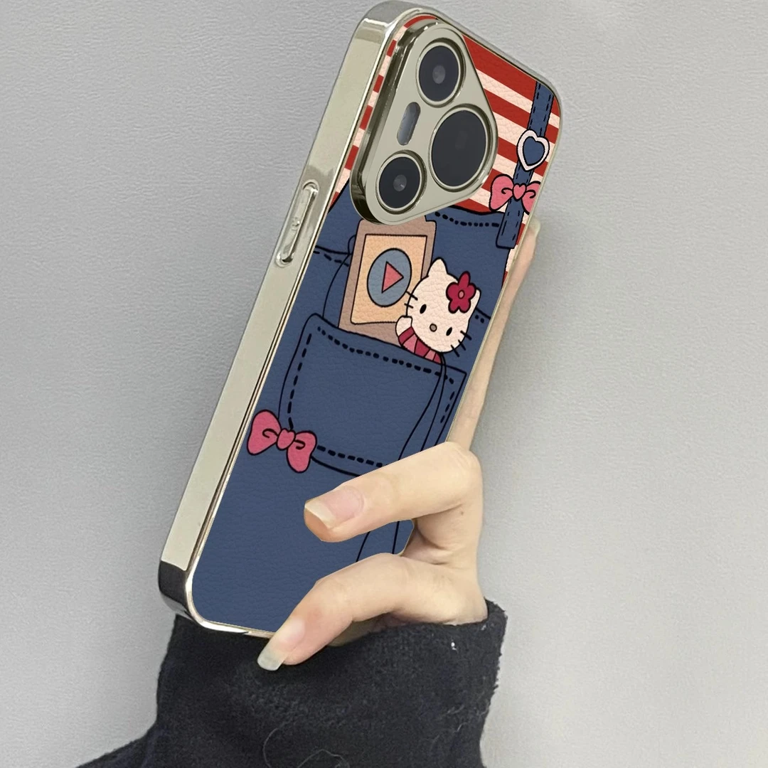 口袋kt猫适用华为pura70ultra手机壳mate60pro+50新款40epro防摔