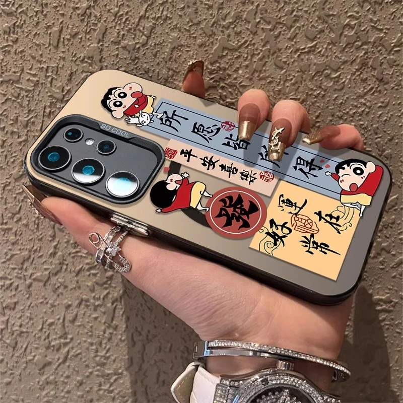 好运常在卡通小新适用三星galaxys24ultra手机壳新款s24plus高级