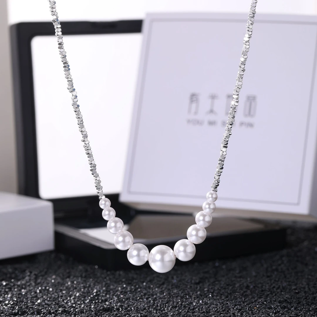 【加长版45+5cm】施家碎银子项链（赠延长链）