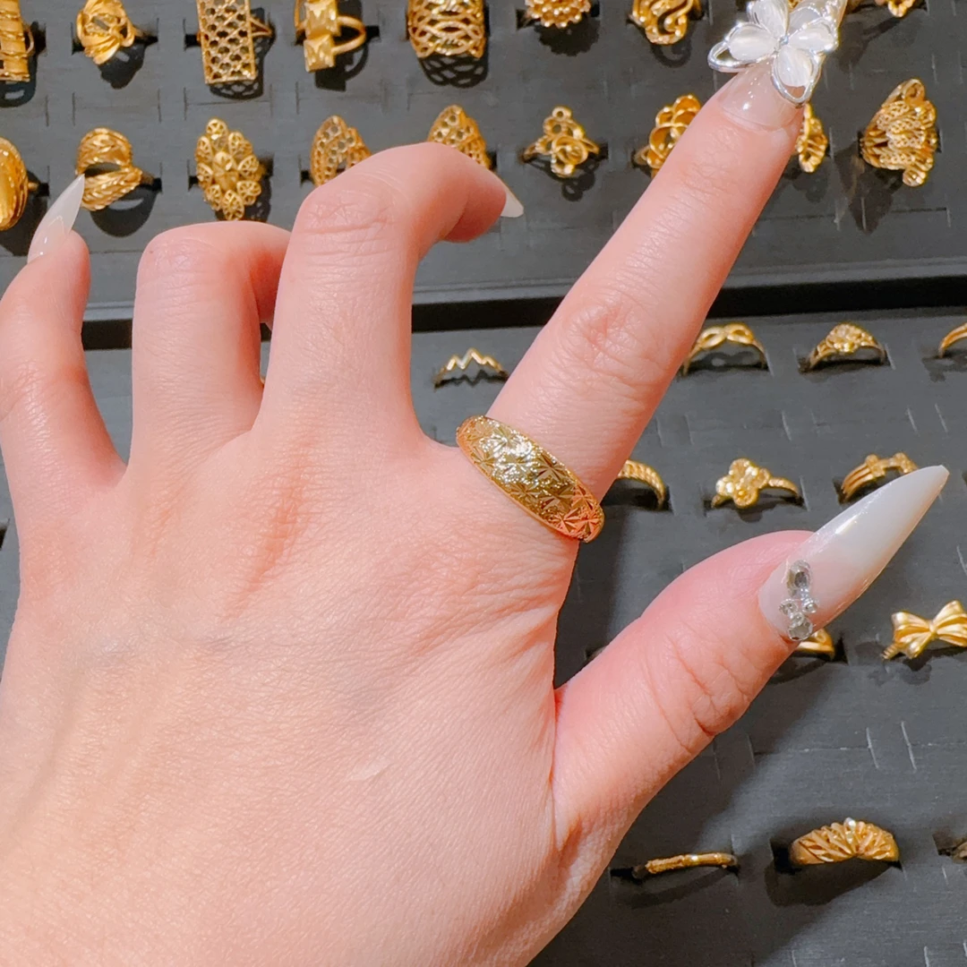 铜合金戒指 【B352】时尚开口 简约百搭戒指 久不掉色