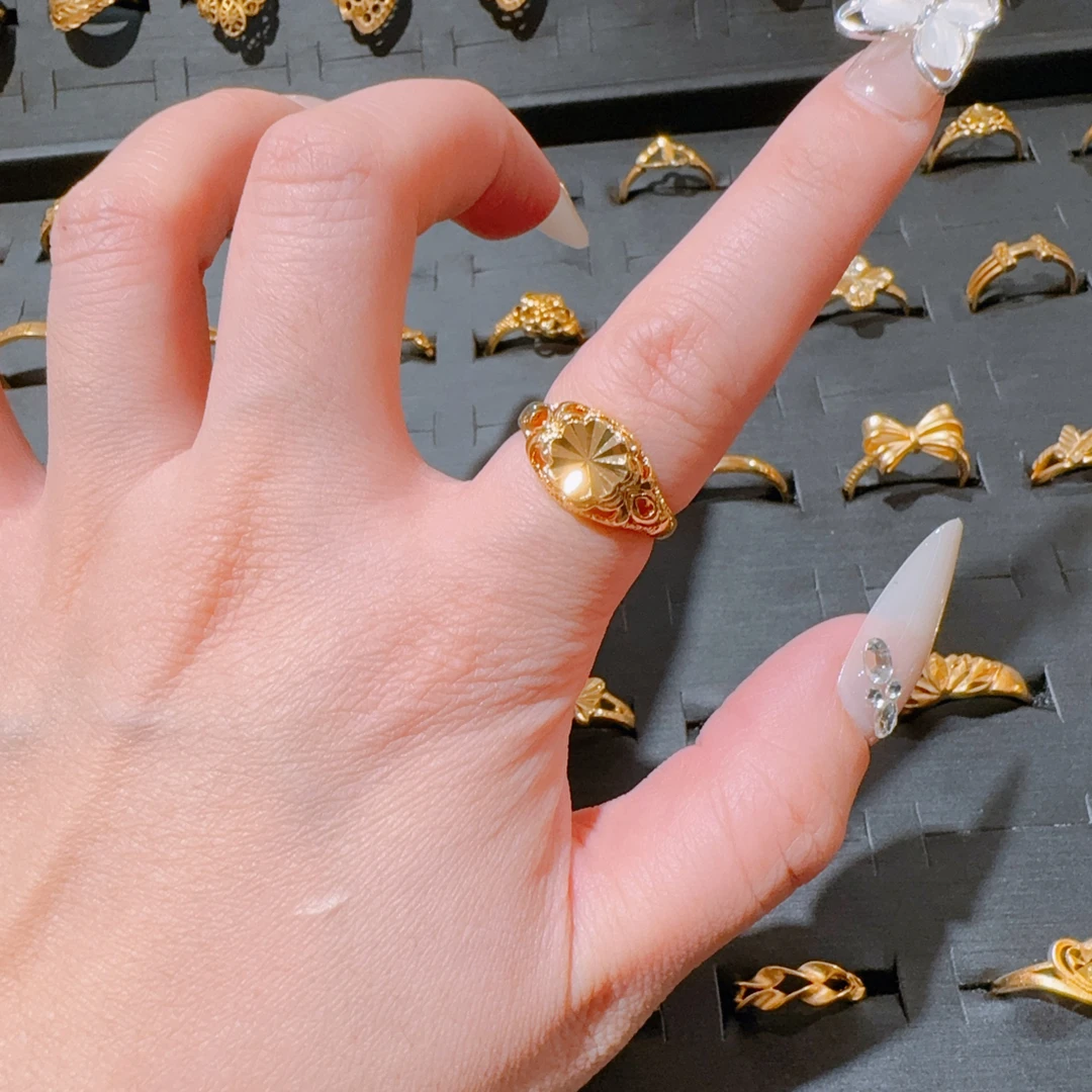 铜合金戒指 【B324】时尚开口 简约百搭戒指  久不掉色