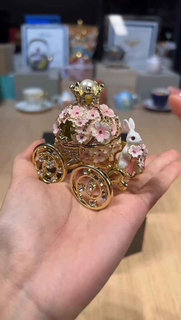 【闪购商品】陶如图180粉色兔子拉车