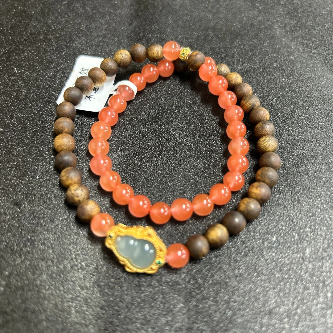 SC244-沉香双圈手串