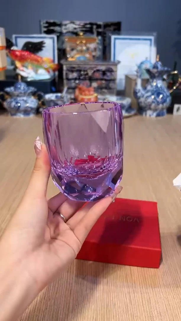 【闪购商品】杯187VON紫色水晶杯