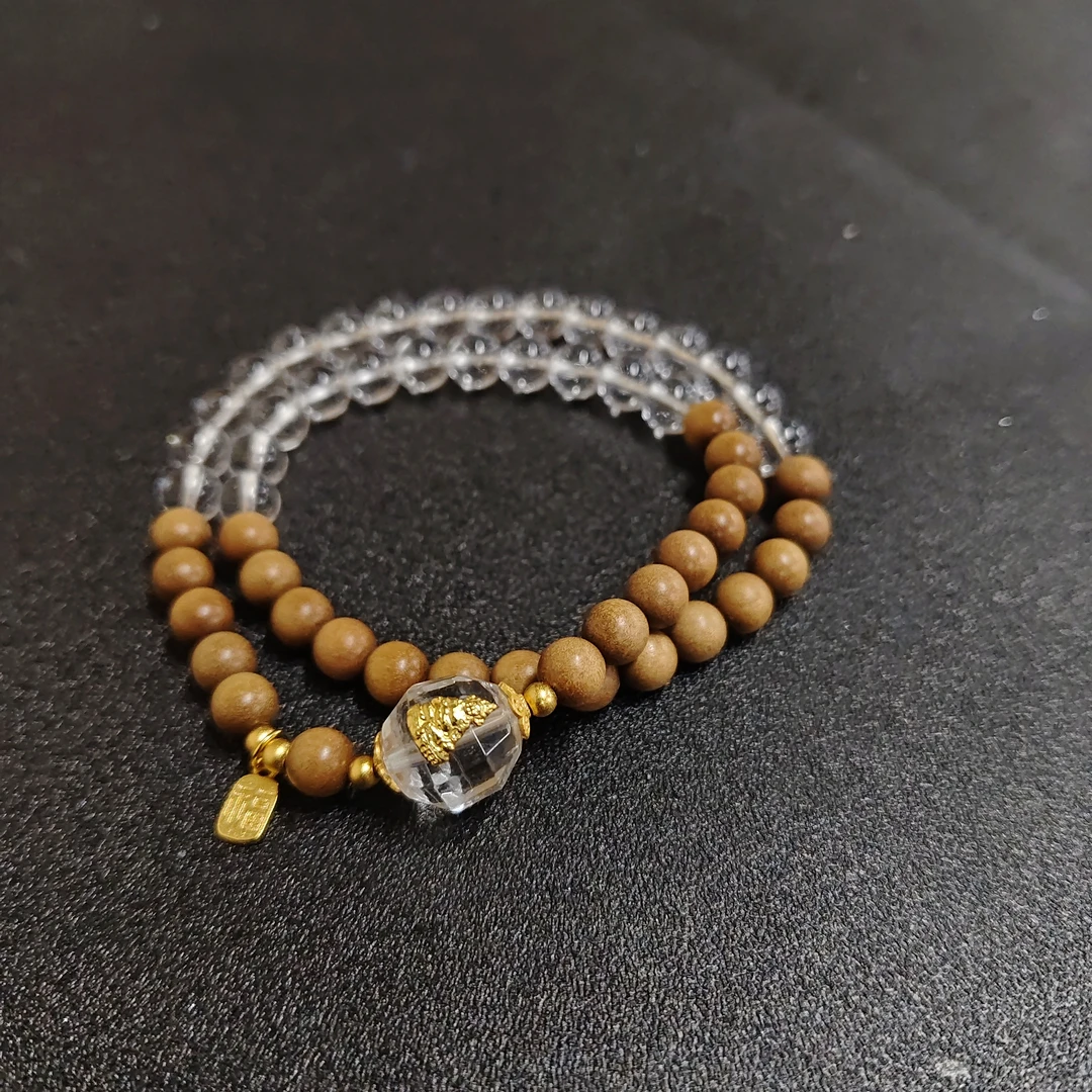 SC84-老山檀香双圈手串