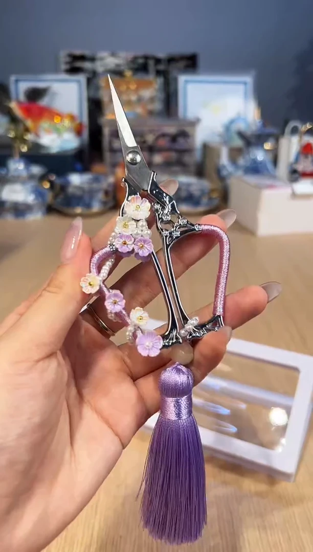 【闪购商品】杯92白盒紫色茶剪