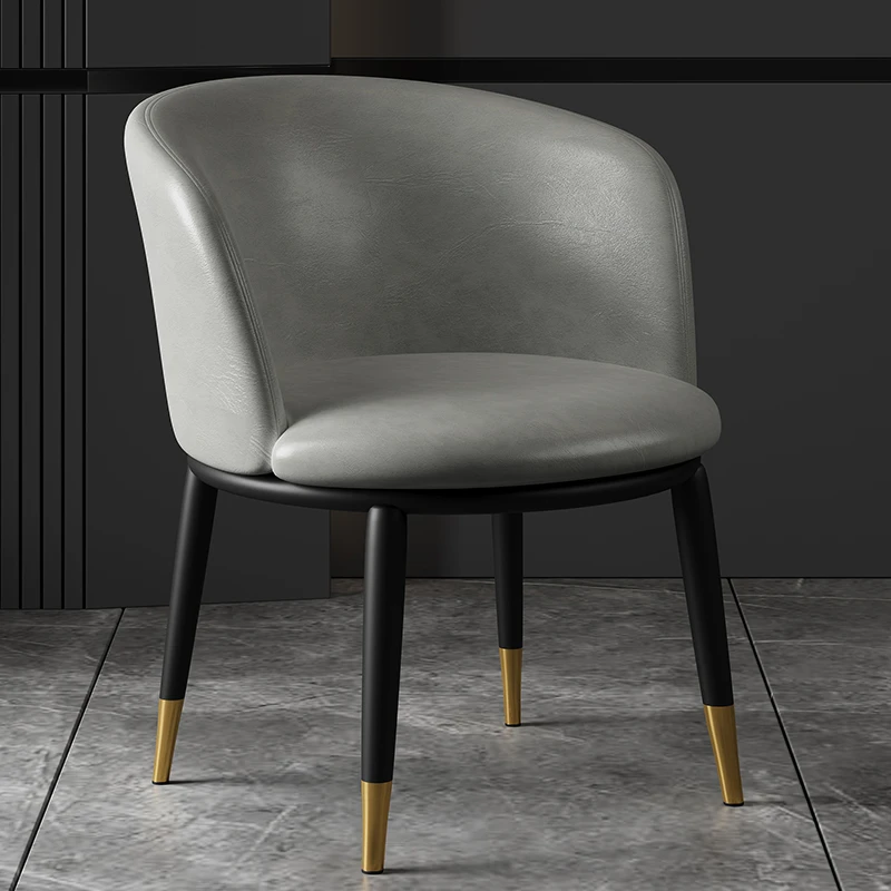 洽谈椅子家用轻奢高级网红阳台休闲椅子靠背凳子洽谈椅子品质圆椅