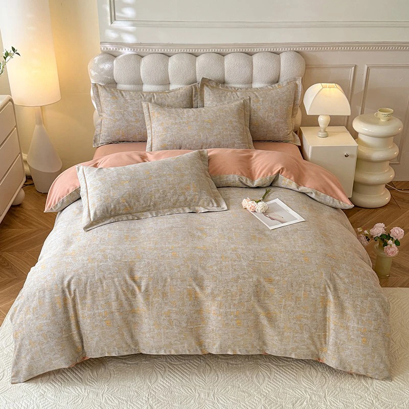 全棉四件套加厚斜纹被套纯棉四件套床上用品床单被套宿舍亲肤单人