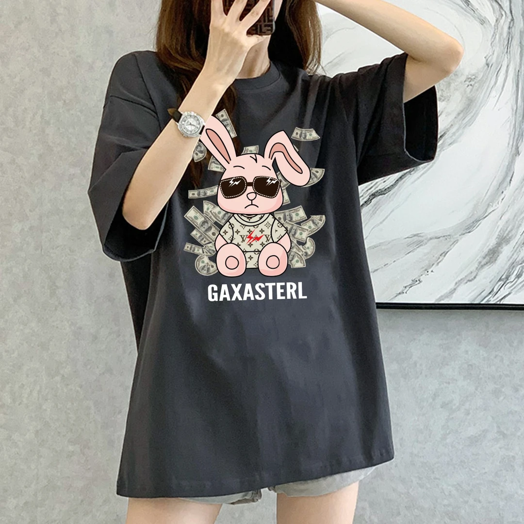 ARTAARTA潮牌】新款宽松2025纯棉短袖T恤上衣情侣装字母百搭宽松潮