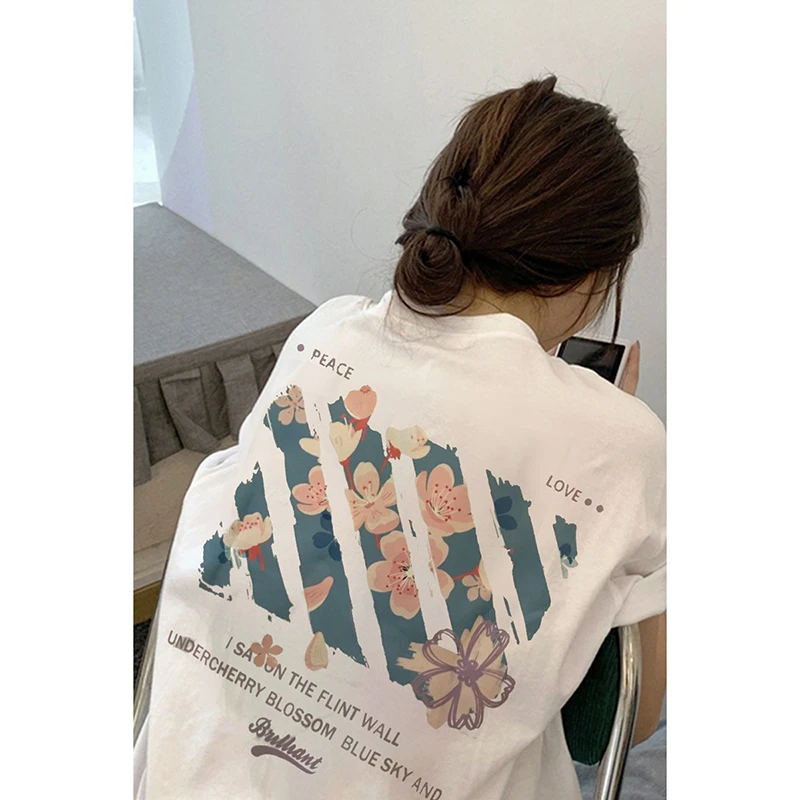 ARTAARTA潮牌】2025夏季新款纯棉短袖T恤上衣情侣装字母百搭宽松潮