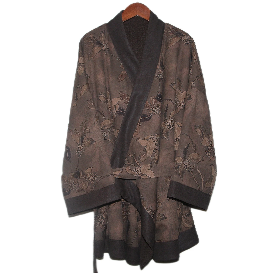 爱上莲心香云纱秋意浓双面穿袈裟 时尚新中式老钱风中国风民族风