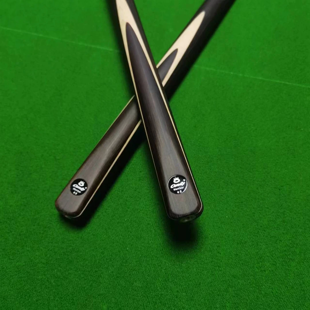 OMin奥秘台球杆一体通杆小头杆会员杆免漆中式黑八球斯诺克桌球杆