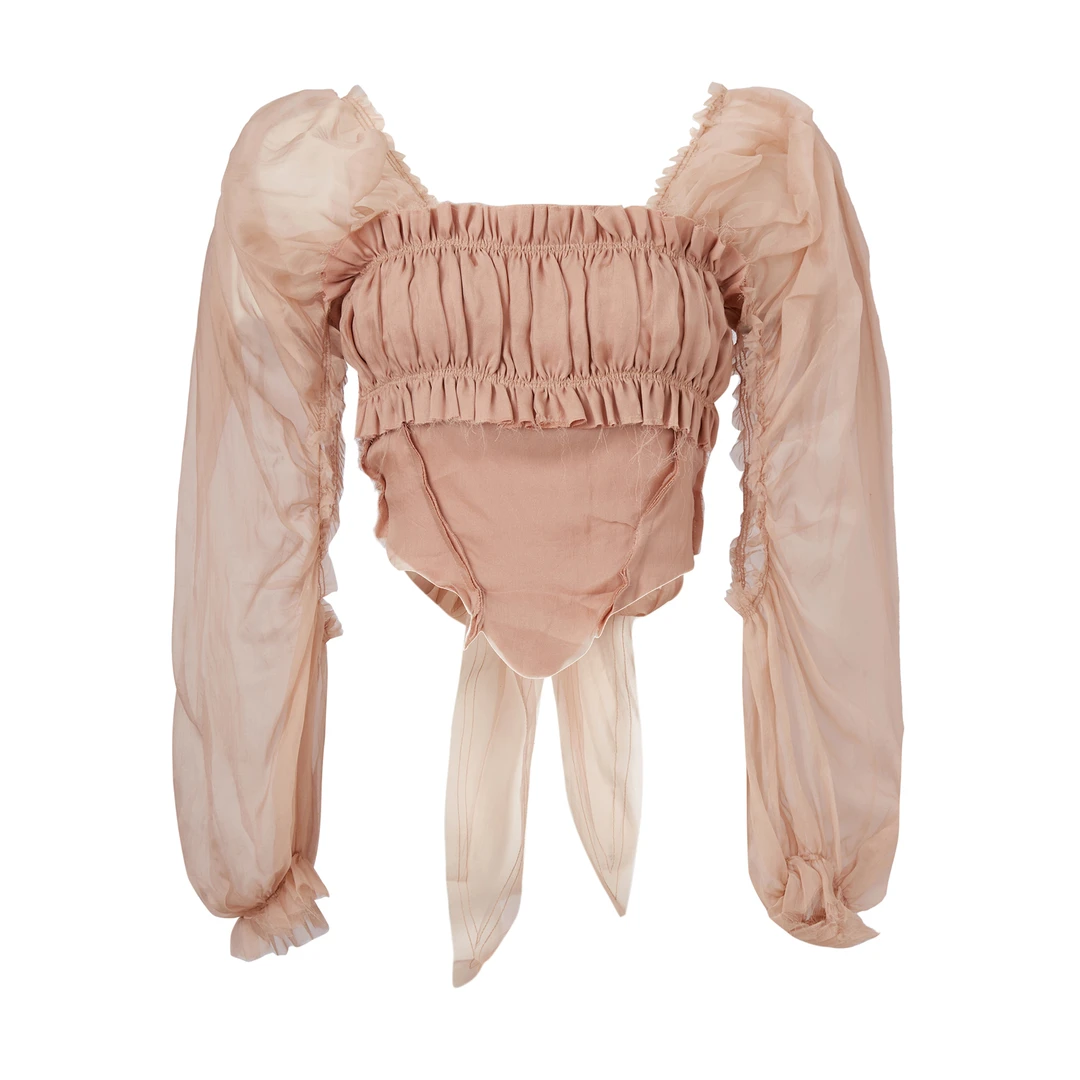 新款清仓 NO退NO换【粉雾晚霞】上衣&半裙