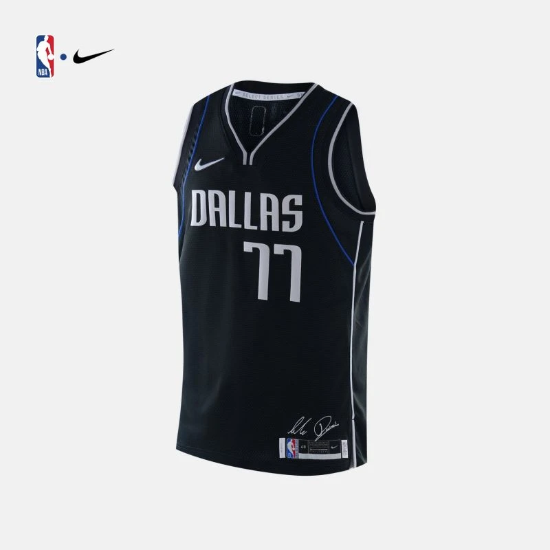 【NBA球衣】NIKE耐克独行侠东契奇Dri-FIT男子速干77号运动篮球服