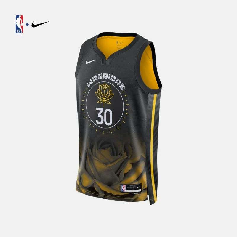 Nike耐克NBA官方勇士队库里球衣夏季男子训练高能感无袖篮球服