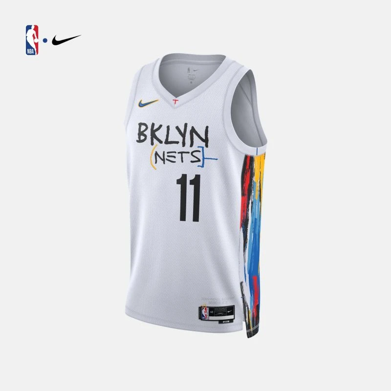 NBA-Nike布鲁克林欧文夏季篮球服男款轻薄透气运动篮网队球衣速干
