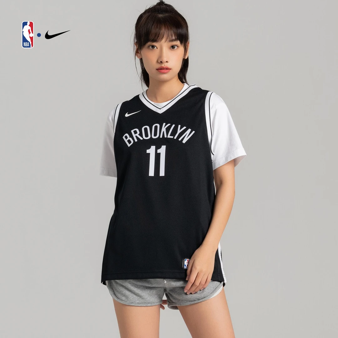 NBA-Nike Kids 布鲁克林篮网队 欧文 SWINGMAN ICON 大童球衣夏季