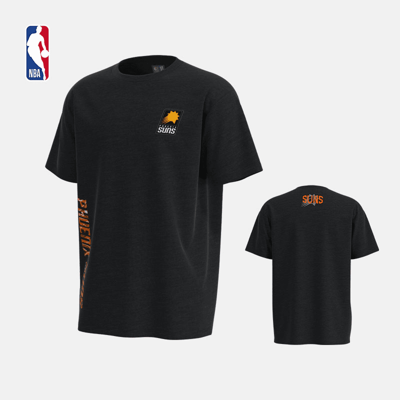 NBA 腰果花系列/时尚潮流宽松圆领T恤运动舒适休闲户外透气太阳队