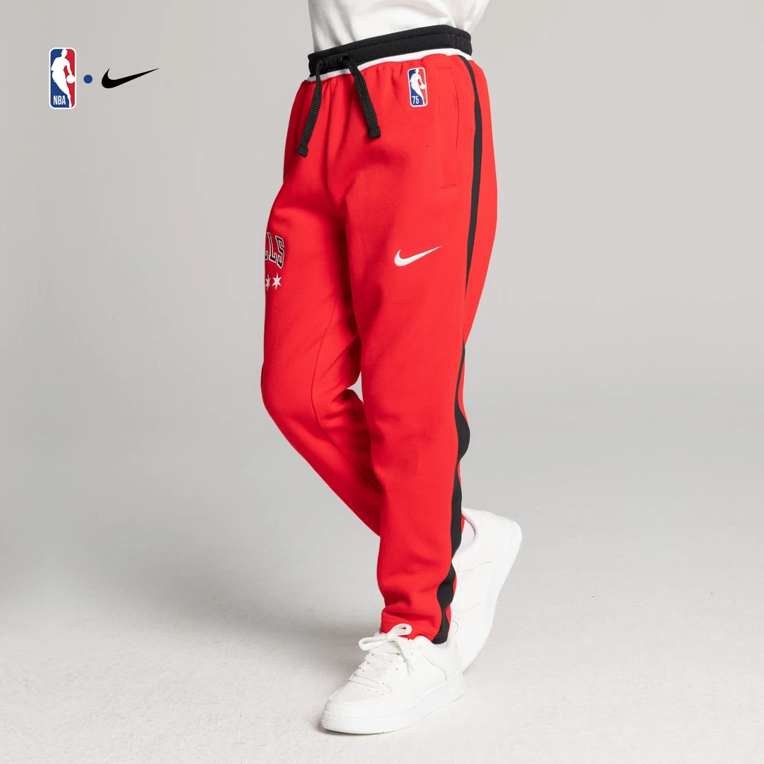 NBA官方正品青少年大童运动休闲宽松舒适健身长裤公牛队户外男童
