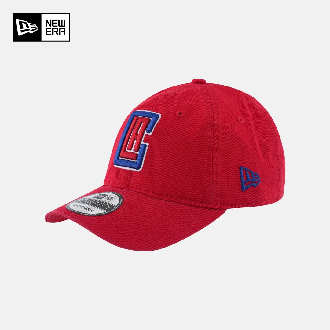 NBA-New era 洛杉矶快船队 刺绣时尚百搭弯檐帽 运动休闲棒球帽