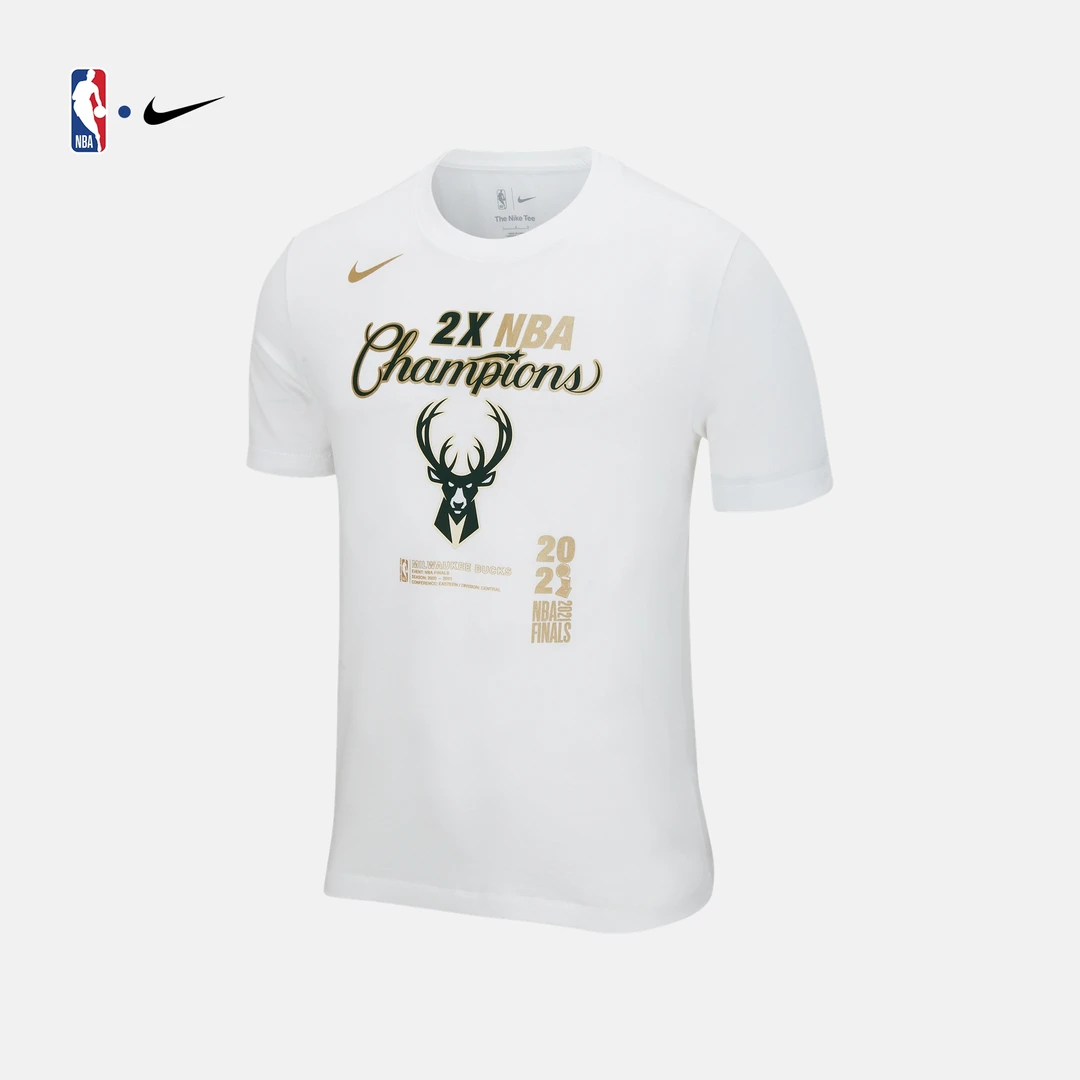 NBA 2021赛季雄鹿队纪念款短袖T恤Locker RoomDR8835男子运动夏季