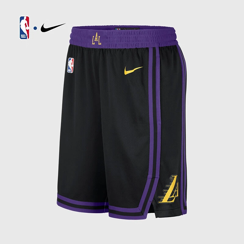 NIKE耐克NBA官方23-24赛季洛杉矶湖人队23年新款SW球裤CE运动短裤