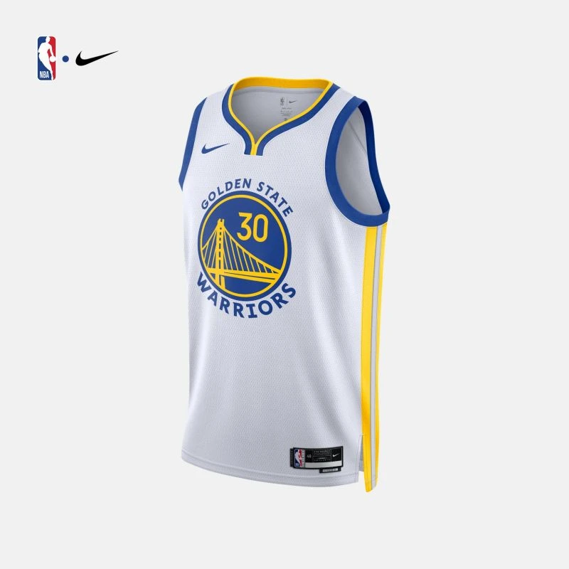 NIKE耐克NBA官方勇士队库里球衣夏季男款宽松透气运动训练篮球服