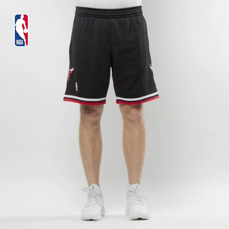 Mitchell&ness-NBA官方男子芝加哥公牛队Swingman系列短裤