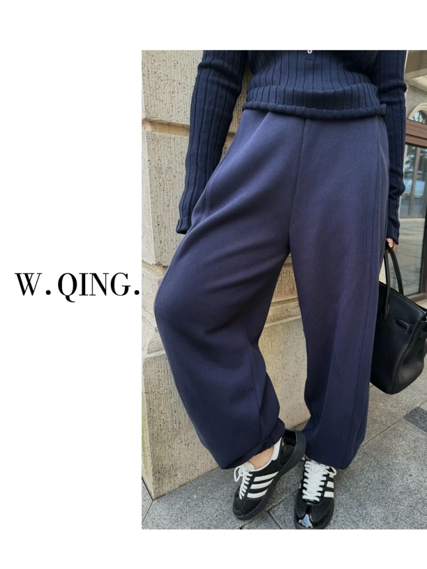 欧美街头百搭保暖加厚款收脚运动裤（不支持7天）