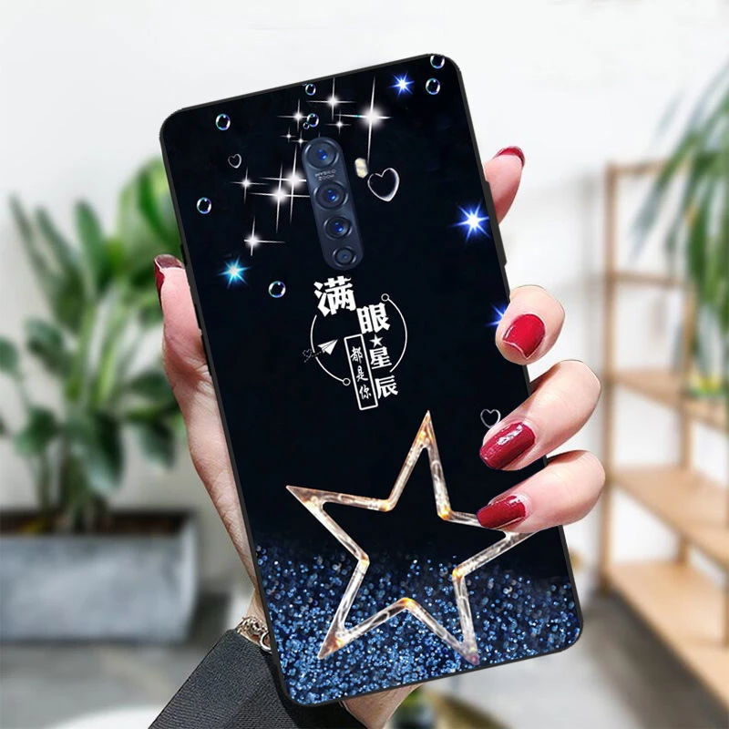 适用于OPPO Reno2手机壳保护套磨砂硅胶防摔软壳网红女款