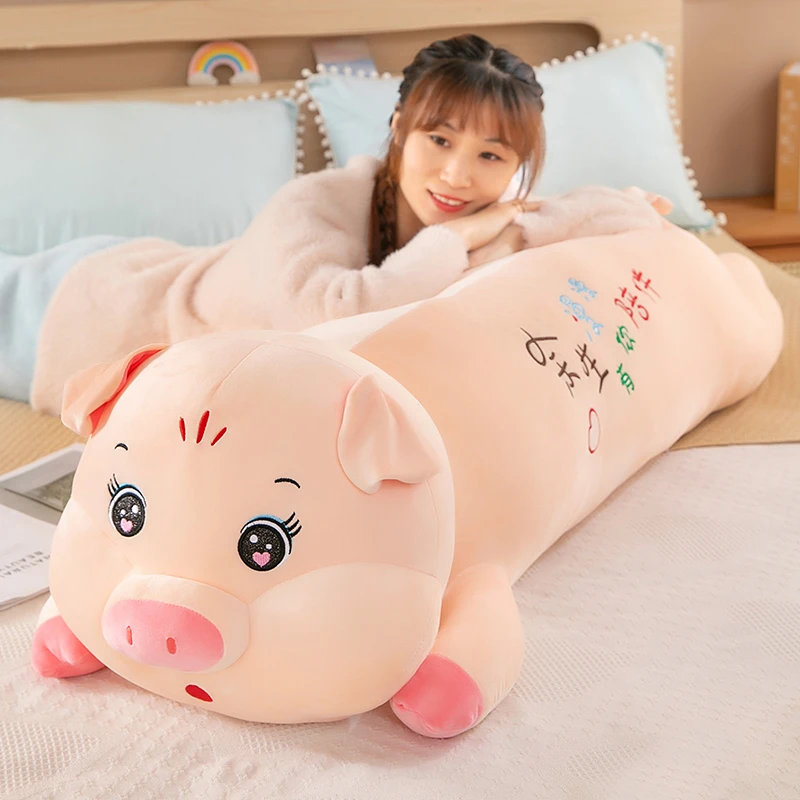 新款软体趴猪毛绒玩具小猪抱枕送女生睡觉搭子儿童生日礼物【J】