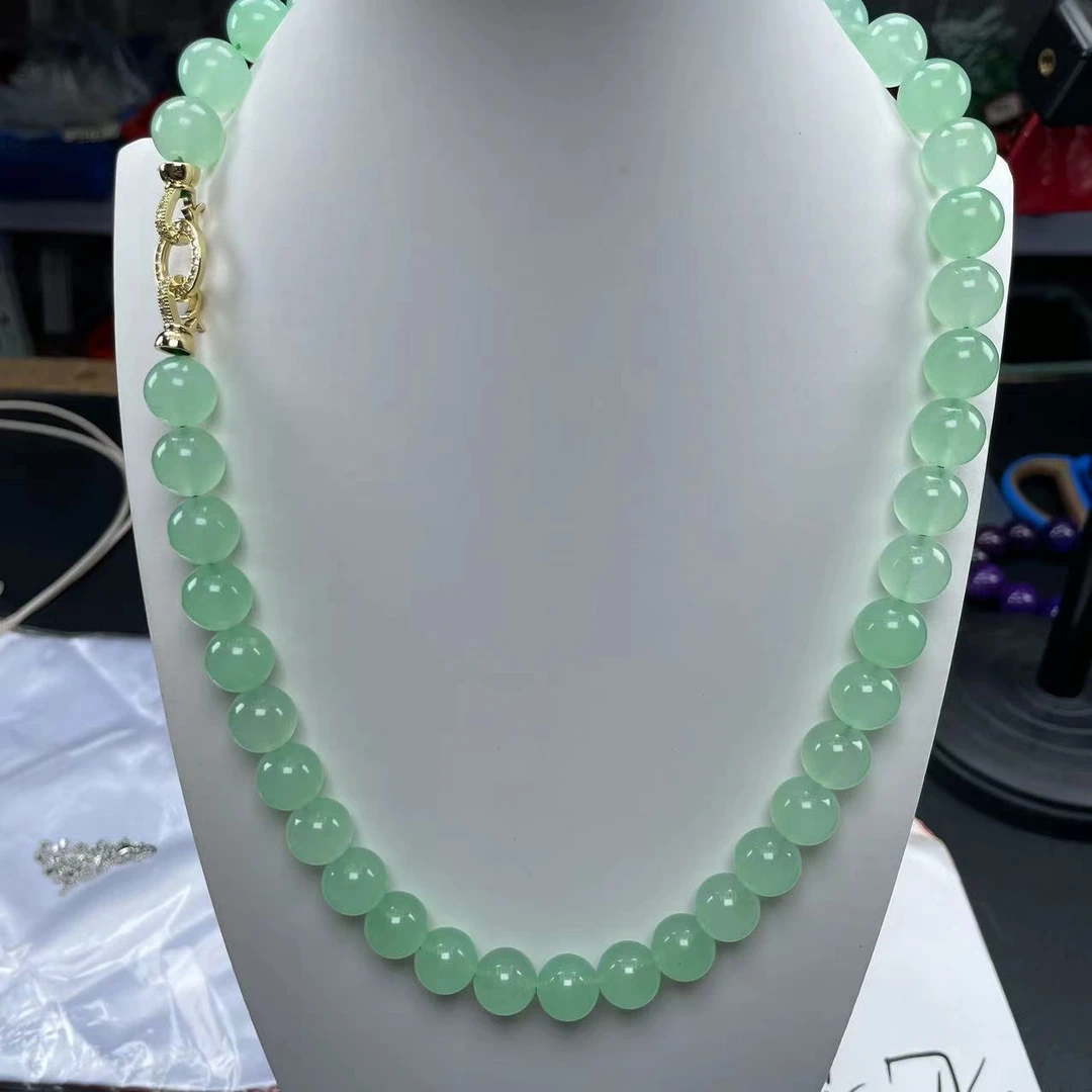 A354晴水绿12mm项链时尚百搭男女款多样发货其一