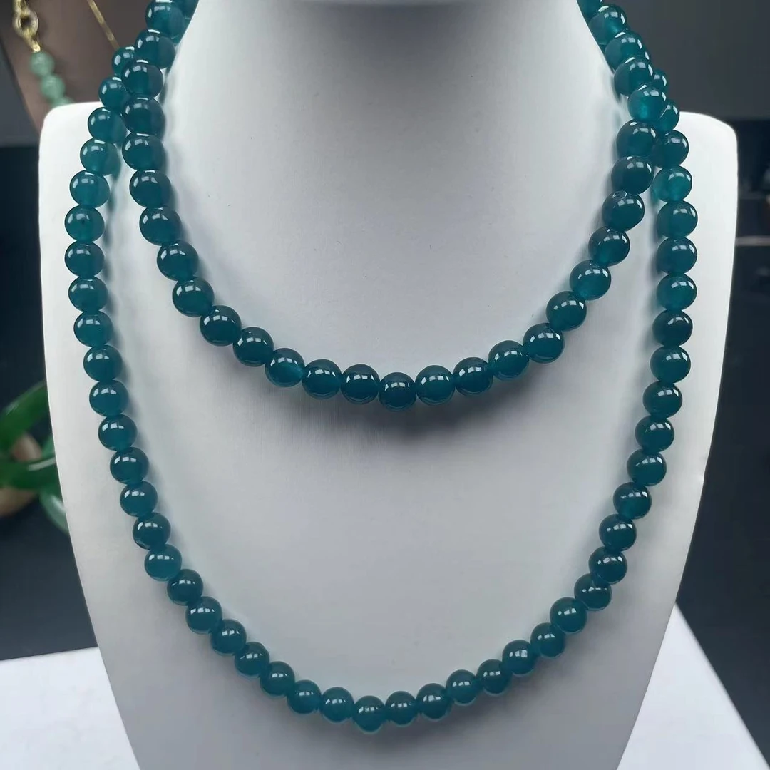 A496蓝水8mm项链108时尚百搭男女款多样发货其一