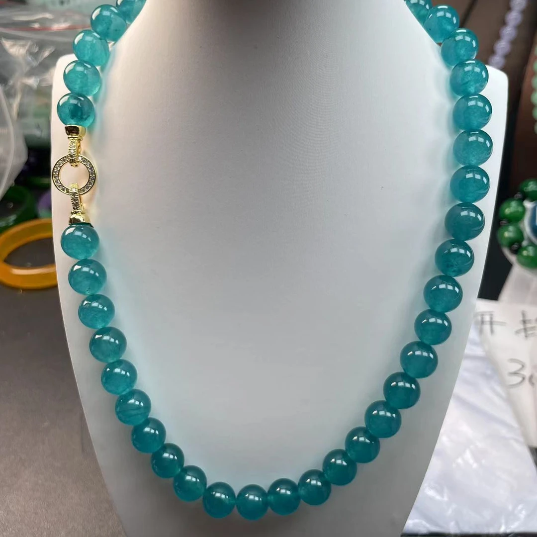 A428蓝水12mm项链时尚百搭男女款多样发货其一