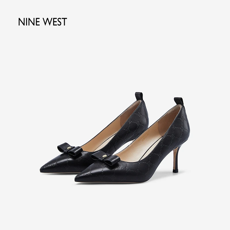 Nine West/玖熙23年春季新款时尚气质浅口高跟鞋女细跟NF350032CK