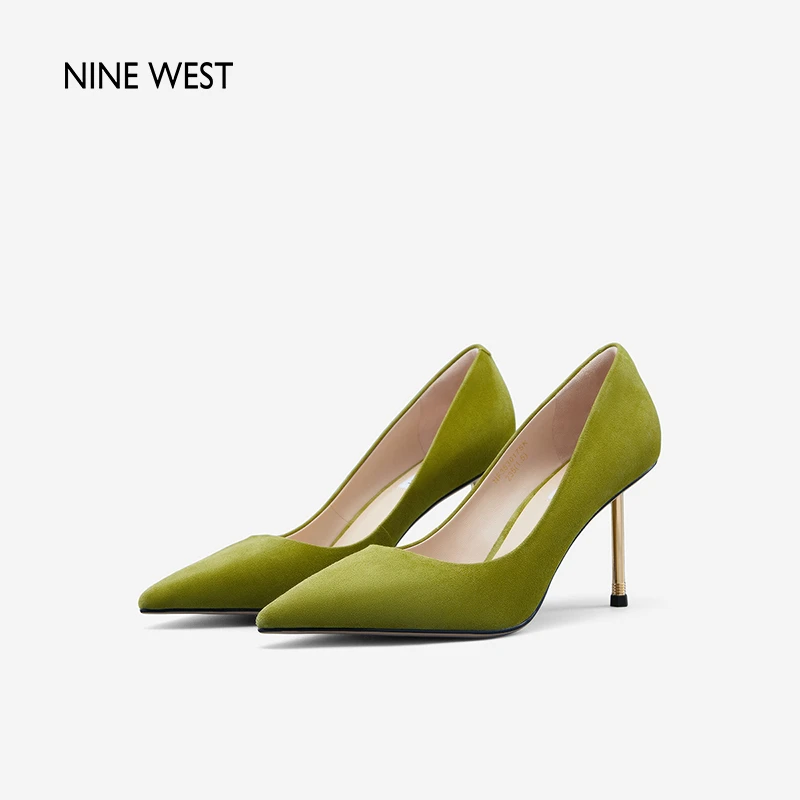 Nine West/玖熙2023年春季新款尖头气质时尚细跟高跟鞋NF353017SK